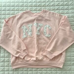Hollister Pink NYC Sweatshirt